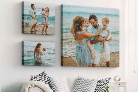 печать на холсте с подрамником 